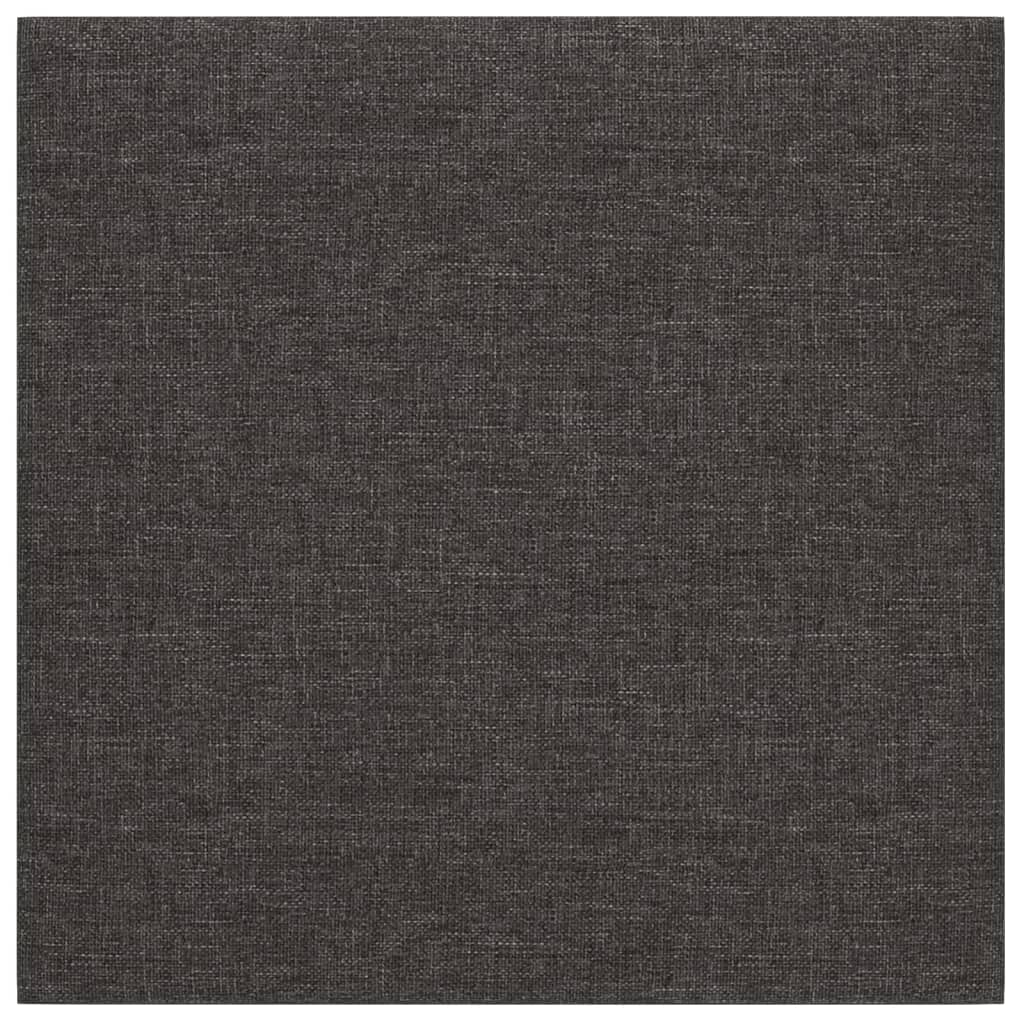 vidaXL Panouri de perete 12 buc. gri închis 30x30 cm textil 1,08 m²