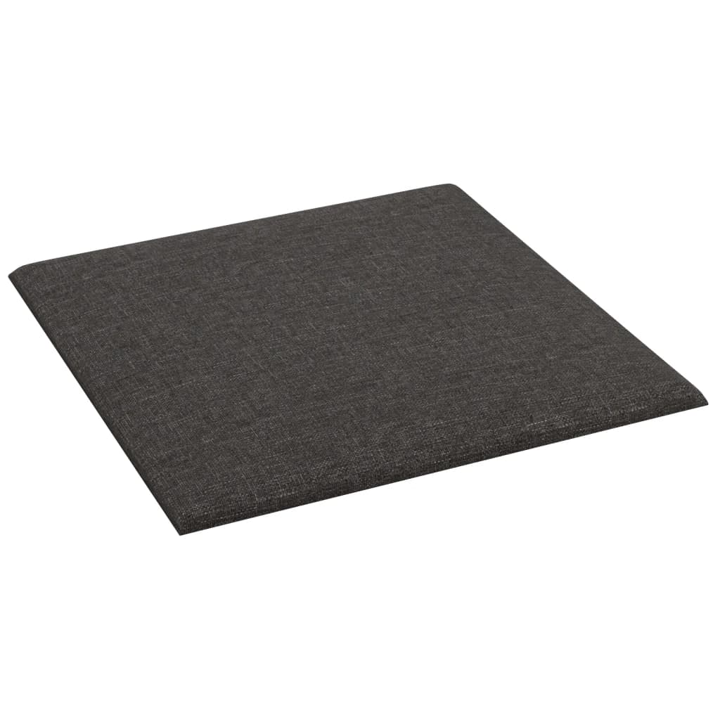 vidaXL Panouri de perete 12 buc. gri închis 30x30 cm textil 1,08 m²