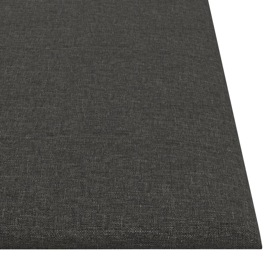 vidaXL Panouri de perete 12 buc. gri închis 30x30 cm textil 1,08 m²