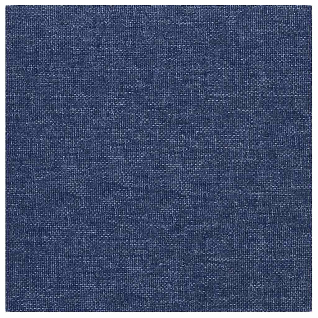 vidaXL Panouri de perete 12 buc. albastru 30x30 cm textil 1,08 m² vidaXL Panouri de perete 12 buc. albastru 30x30 cm textil 1,08 m²