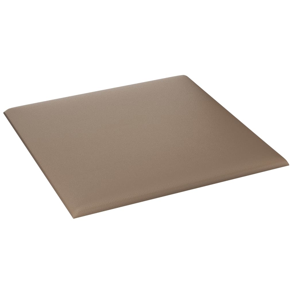 vidaXL Panouri de perete 12 buc. cappuccino 30x30 cm piele eco 1,08 m² vidaXL Panouri de perete 12 buc. cappuccino 30x30 cm piele eco 1,08 m²
