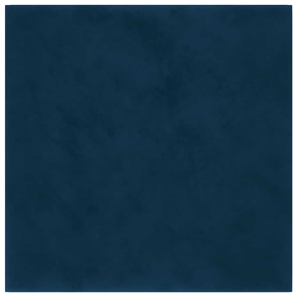 vidaXL Panouri de perete 12 buc. albastru 30x30 cm catifea 1,08 m² vidaXL Panouri de perete 12 buc. albastru 30x30 cm catifea 1,08 m²