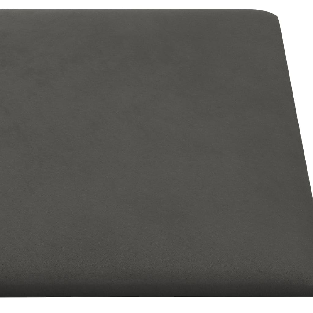 vidaXL Panouri de perete 12 buc. gri închis 30x30 cm catifea 1,08 m² vidaXL Panouri de perete 12 buc. gri închis 30x30 cm catifea 1,08 m²