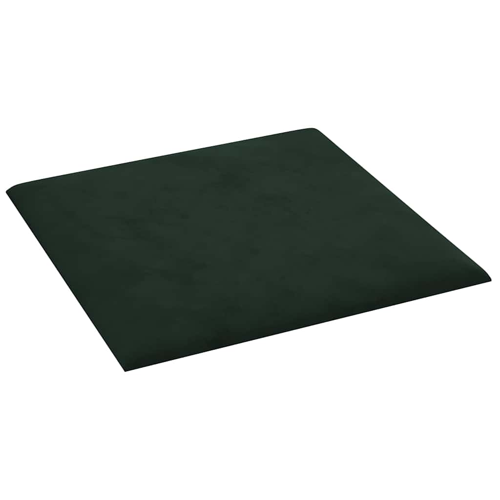 vidaXL Panouri de perete 12 buc. verde închis 30x30 cm catifea 1,08 m² vidaXL Panouri de perete 12 buc. verde închis 30x30 cm catifea 1,08 m²