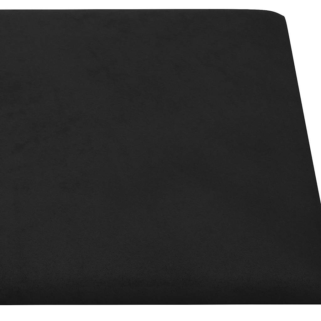 vidaXL Panouri de perete 12 buc. negru 30x30 cm catifea 1,08m² vidaXL Panouri de perete 12 buc. negru 30x30 cm catifea 1,08m²