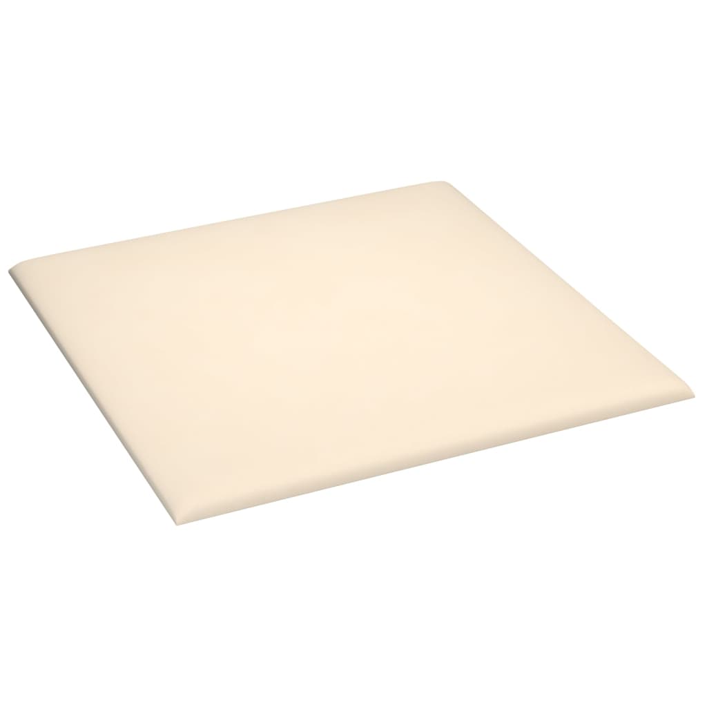 vidaXL Panouri de perete 12 buc. crem 30x30 cm catifea 1,08 m² vidaXL Panouri de perete 12 buc. crem 30x30 cm catifea 1,08 m²