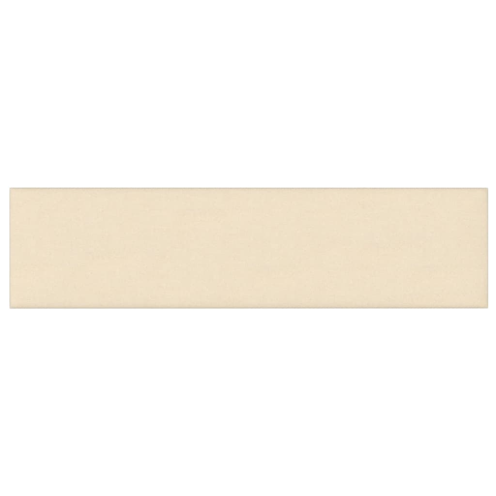 vidaXL Panouri de perete, 12 buc., crem, 60x15 cm, textil, 1,08 m² vidaXL Panouri de perete, 12 buc., crem, 60x15 cm, textil, 1,08 m²