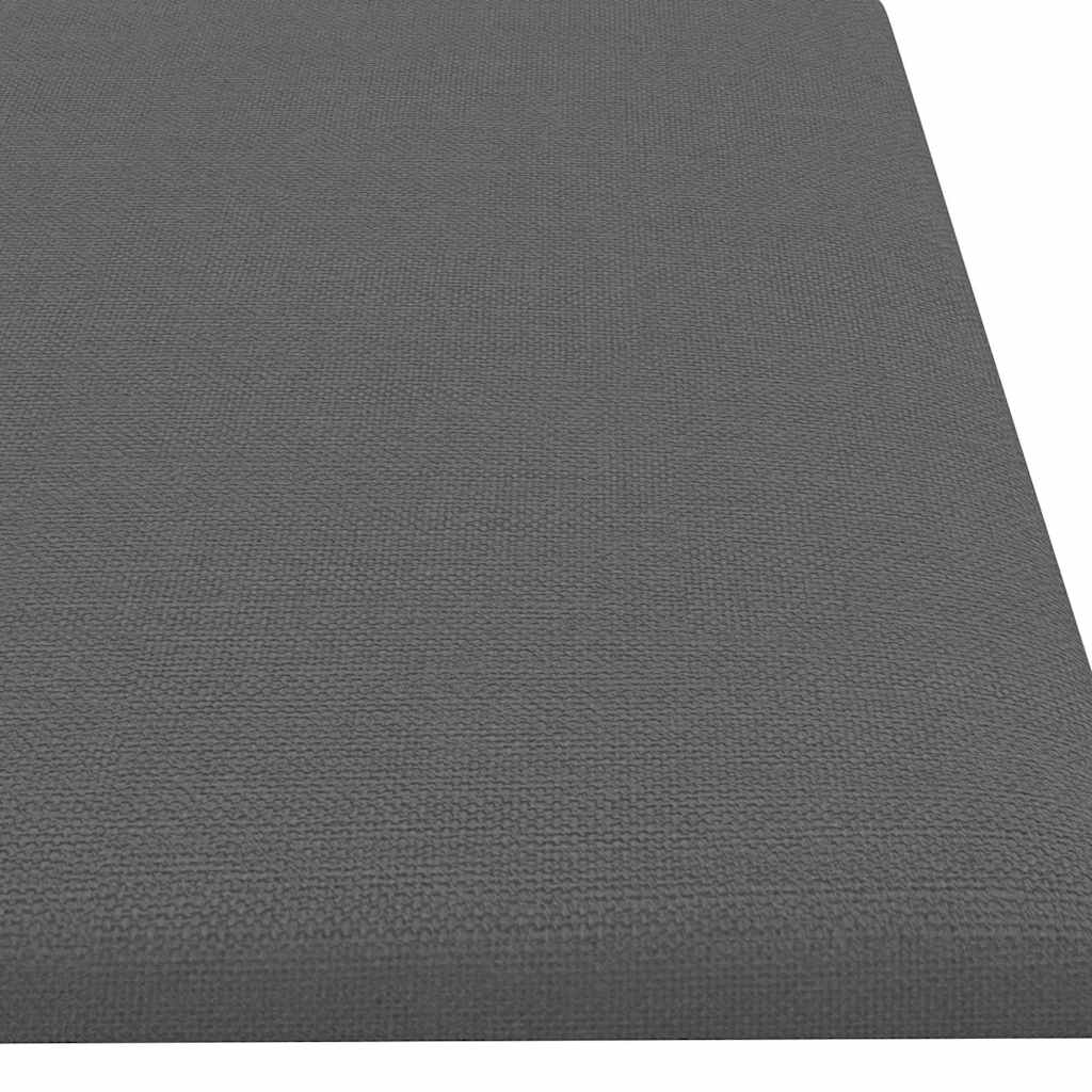 vidaXL Panouri de perete, 12 buc. gri deschis 60x15 cm textil 1,08 m²