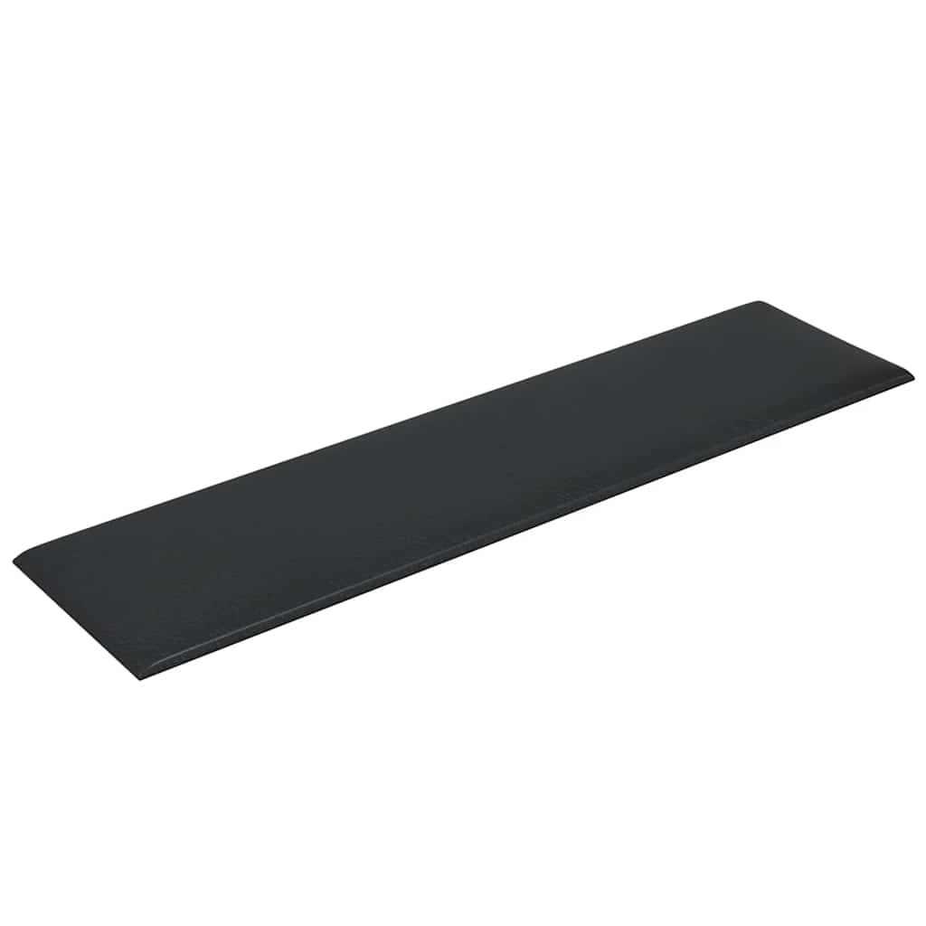 vidaXL Panouri perete 12 buc. negru, 60x15 cm, piele ecologică 1,08 m²