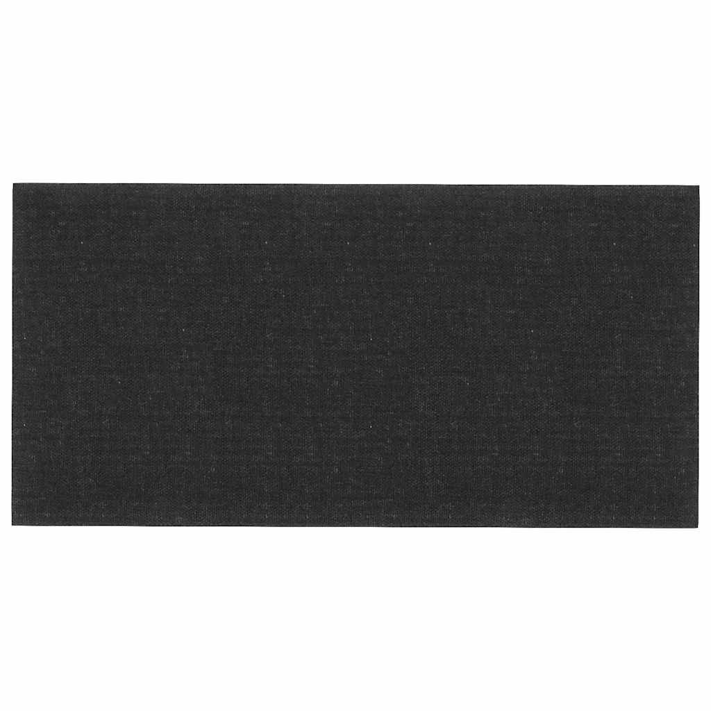 vidaXL Panouri de perete 12 buc. negru 60x30 cm textil 2,16 m²