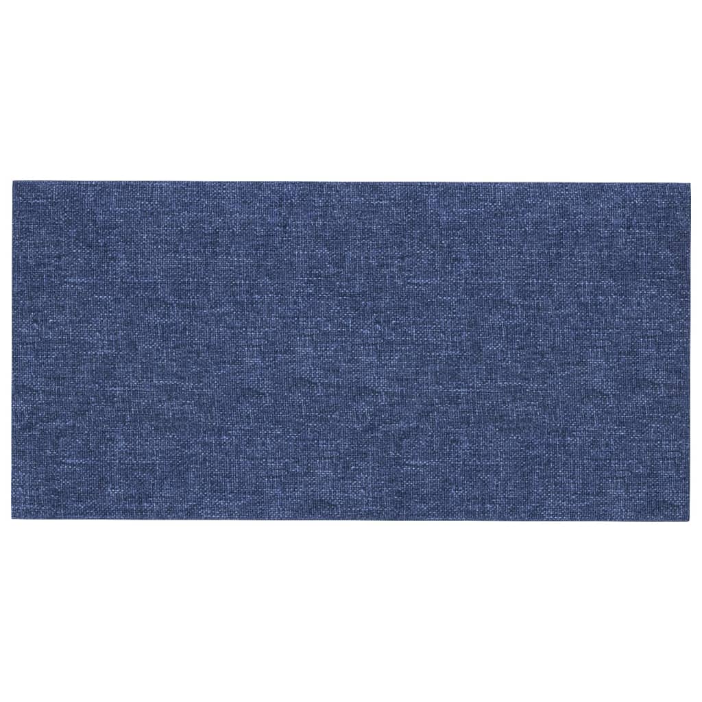 vidaXL Panouri de perete 12 buc. albastru 60x30 cm textil 2,16 m² vidaXL Panouri de perete 12 buc. albastru 60x30 cm textil 2,16 m²