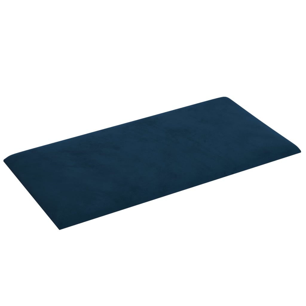 vidaXL Panouri de perete 12 buc. albastru 60x30 cm catifea 2,16 m² vidaXL Panouri de perete 12 buc. albastru 60x30 cm catifea 2,16 m²