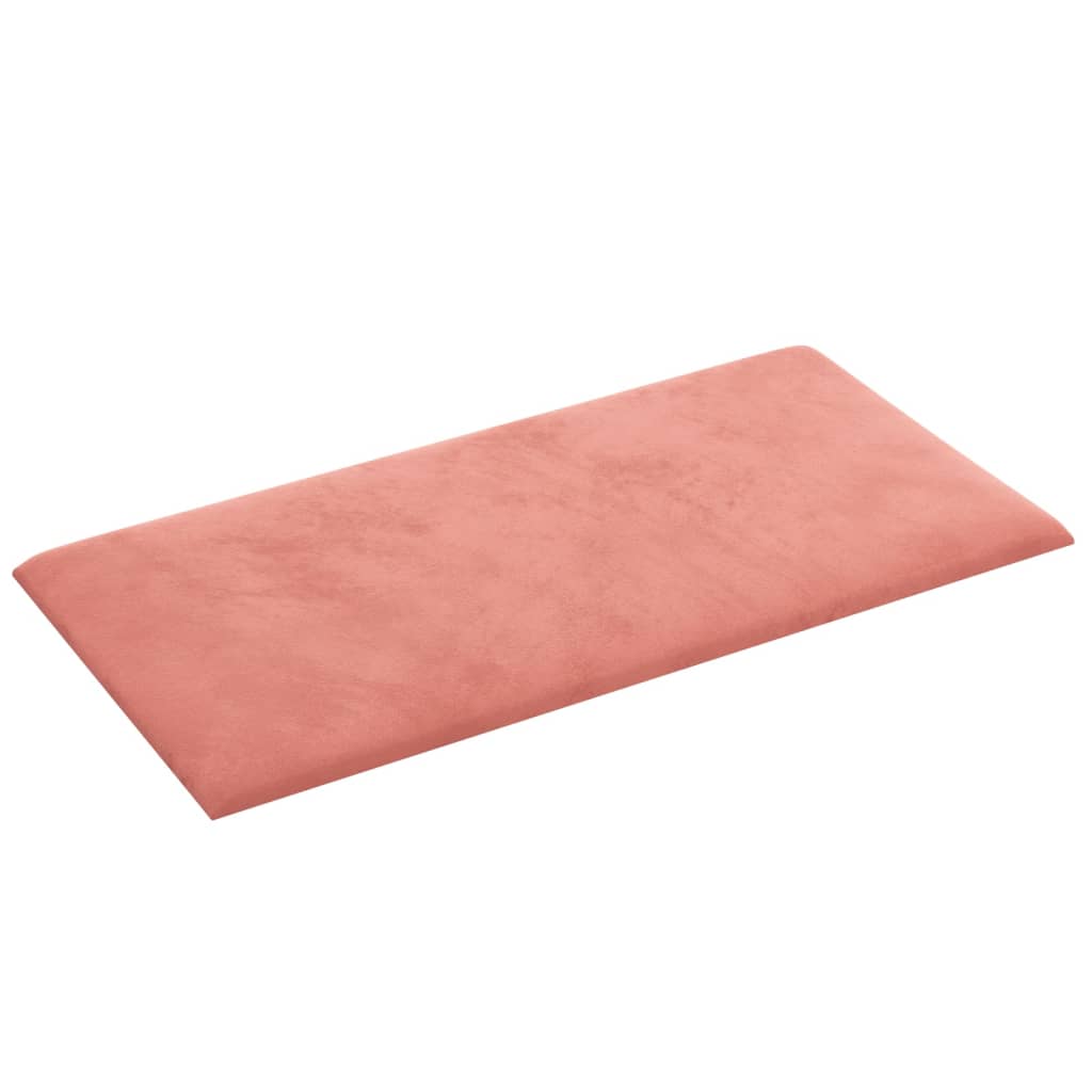 vidaXL Panouri de perete 12 buc. roz 60x30 cm catifea 2,16 m² vidaXL Panouri de perete 12 buc. roz 60x30 cm catifea 2,16 m²