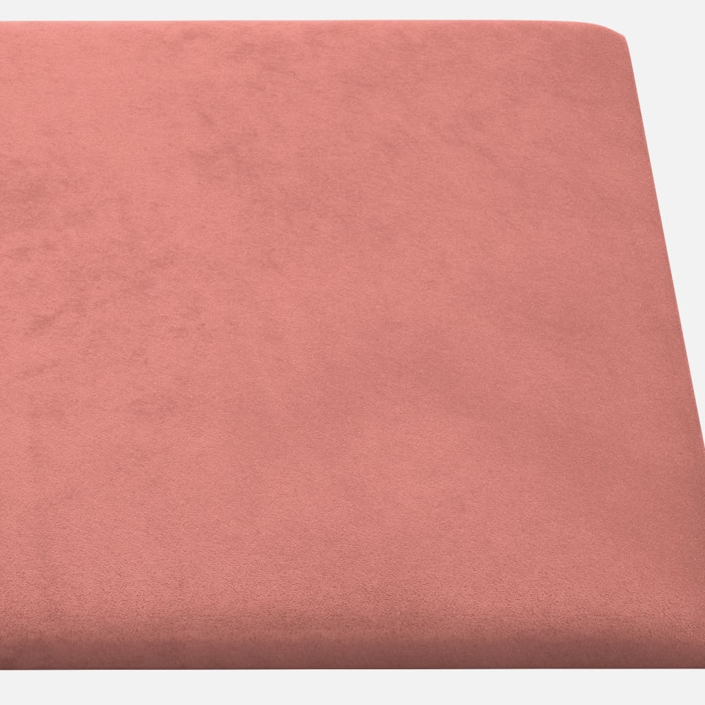 vidaXL Panouri de perete 12 buc. roz 60x30 cm catifea 2,16 m² vidaXL Panouri de perete 12 buc. roz 60x30 cm catifea 2,16 m²