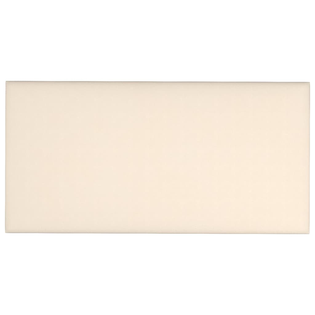 vidaXL Panouri de perete 12 buc. crem 60x30 cm catifea 2,16 m²