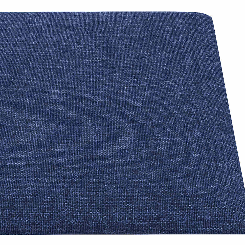 vidaXL Panouri de perete 12 buc. albastru 90x15 cm textil 1,62 m² vidaXL Panouri de perete 12 buc. albastru 90x15 cm textil 1,62 m²