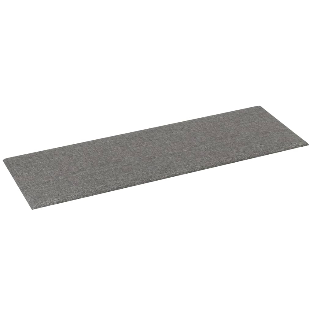 vidaXL Panouri de perete 12 buc. gri deschis 90x30 cm textil 3,24 m² vidaXL Panouri de perete 12 buc. gri deschis 90x30 cm textil 3,24 m²