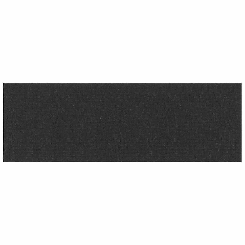 vidaXL Panouri de perete 12 buc. negru 90x30 cm textil 3,24 m²