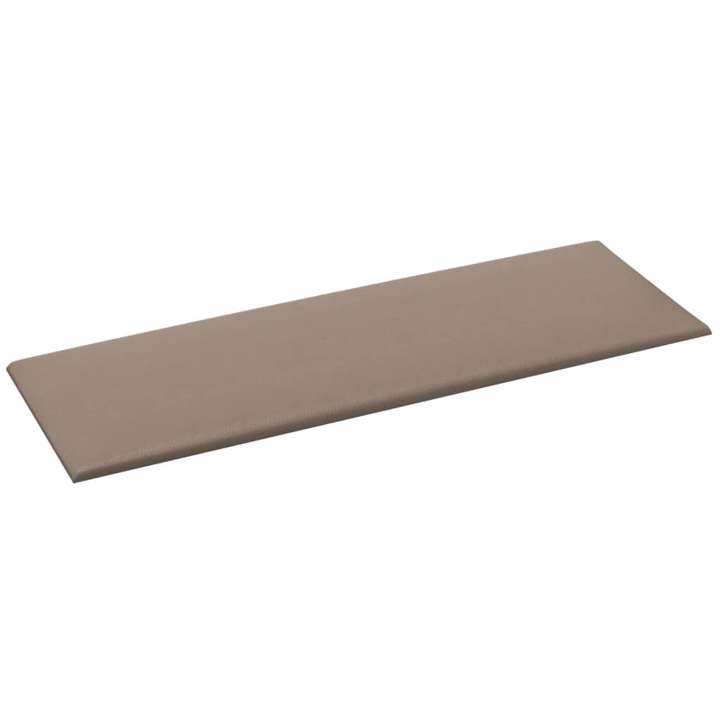 vidaXL Panouri de perete 12 buc. cappuccino 90x30 cm piele eco 3,24 m² vidaXL Panouri de perete 12 buc. cappuccino 90x30 cm piele eco 3,24 m²