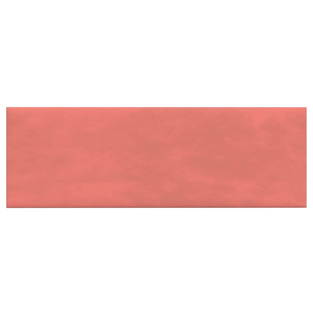 vidaXL Panouri de perete 12 buc. roz 90x30 cm catifea 3,24 m² vidaXL Panouri de perete 12 buc. roz 90x30 cm catifea 3,24 m²