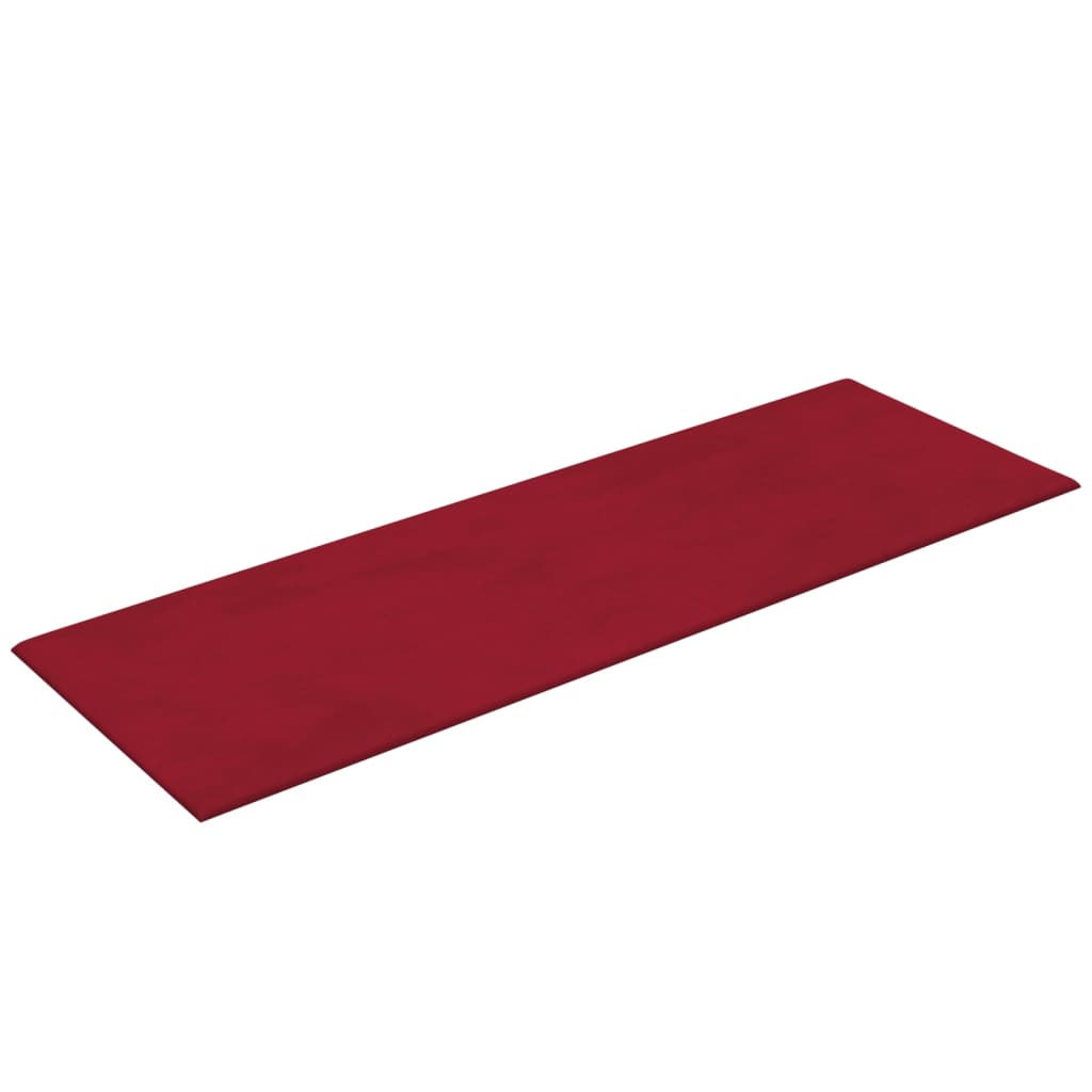vidaXL Panouri de perete 12 buc. roșu vin 90x30 cm catifea 3,24 m² vidaXL Panouri de perete 12 buc. roșu vin 90x30 cm catifea 3,24 m²