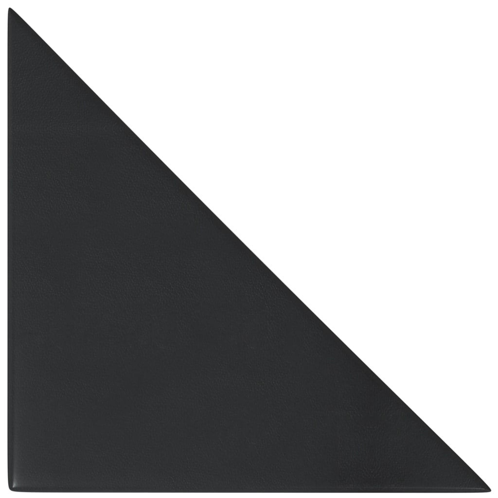 vidaXL Panouri perete 12 buc. negru, 30x30 cm piele ecologică 0,54 m² vidaXL Panouri perete 12 buc. negru, 30x30 cm piele ecologică 0,54 m²