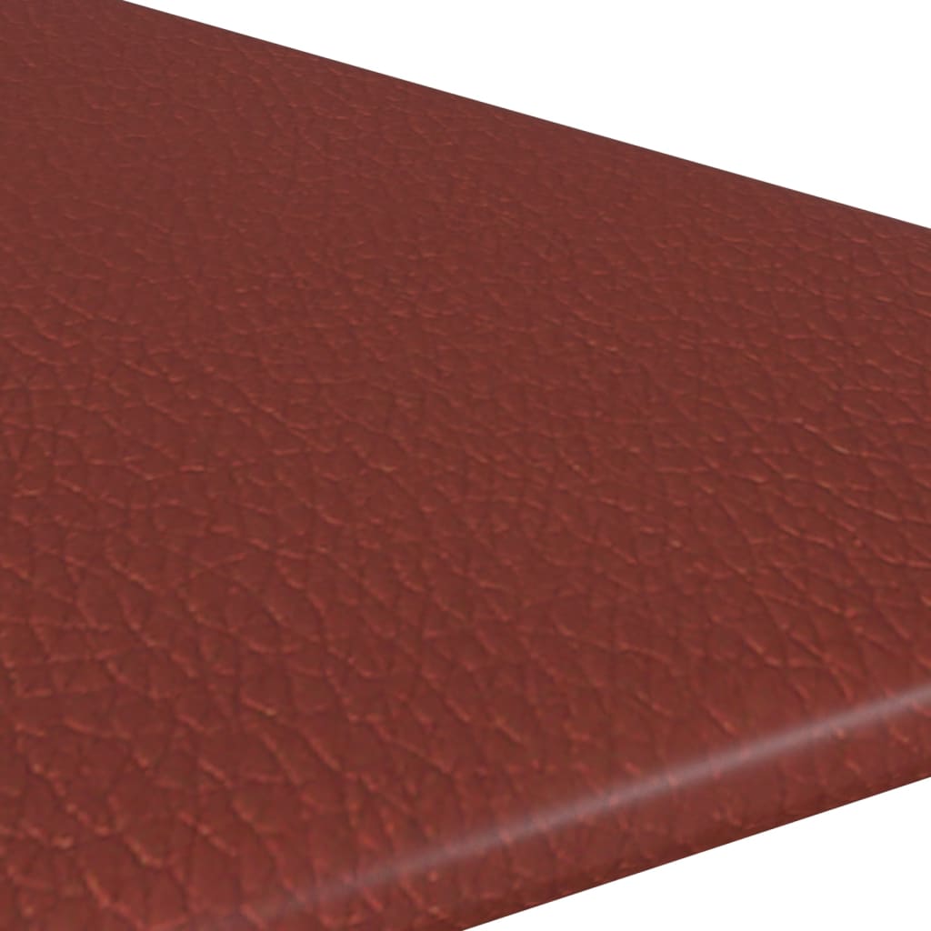 vidaXL Panouri de perete 12 buc. roșu vin 30x30 cm, piele eco, 0,54 m² vidaXL Panouri de perete 12 buc. roșu vin 30x30 cm, piele eco, 0,54 m²