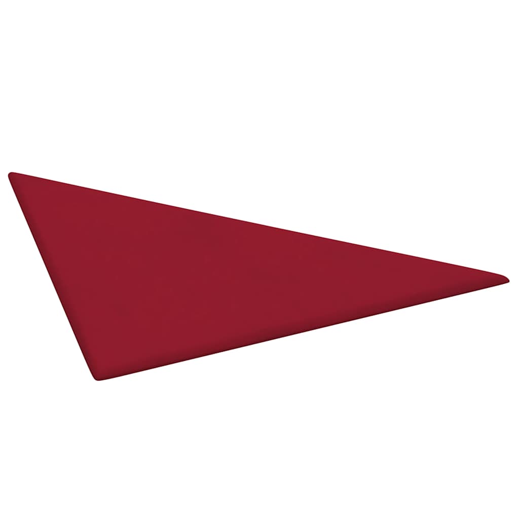 vidaXL Panouri de perete, 12 buc., roșu vin, 30x30 cm, catifea 0,54 m²