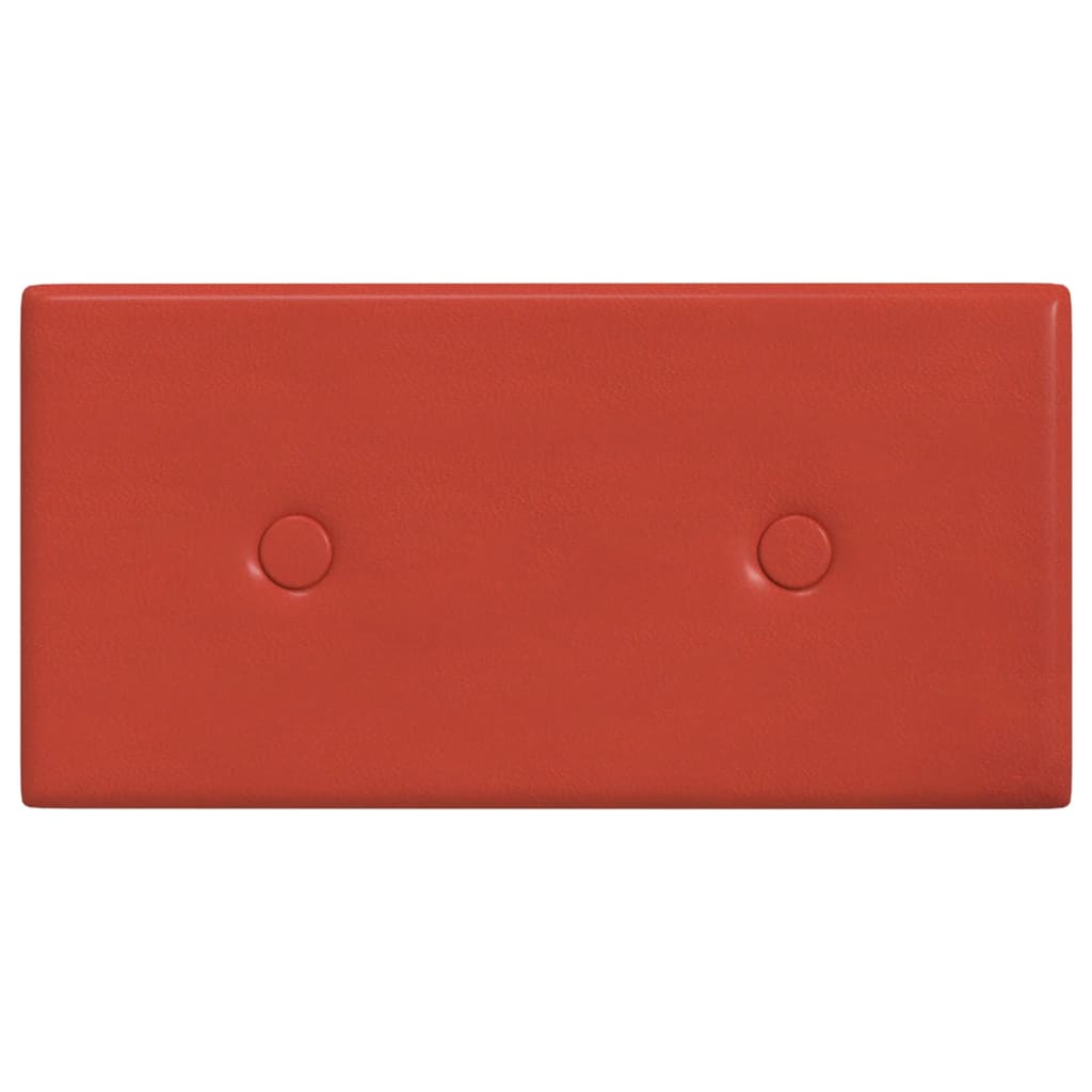 vidaXL Panouri de perete 12 buc. roșu 30x15 cm piele ecologică 0,54 m² vidaXL Panouri de perete 12 buc. roșu 30x15 cm piele ecologică 0,54 m²