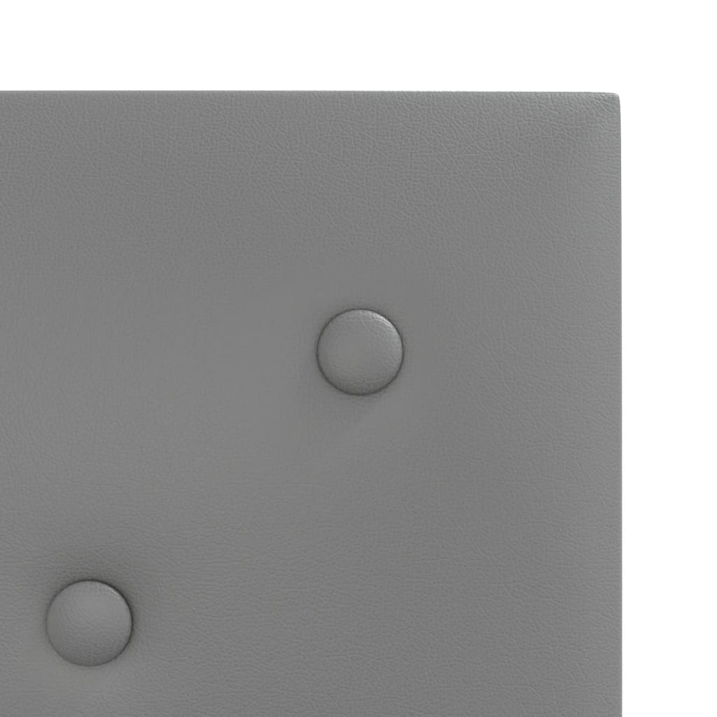 vidaXL Panouri perete 12 buc. gri, 30x30 cm, piele ecologică, 1,08 m² vidaXL Panouri perete 12 buc. gri, 30x30 cm, piele ecologică, 1,08 m²