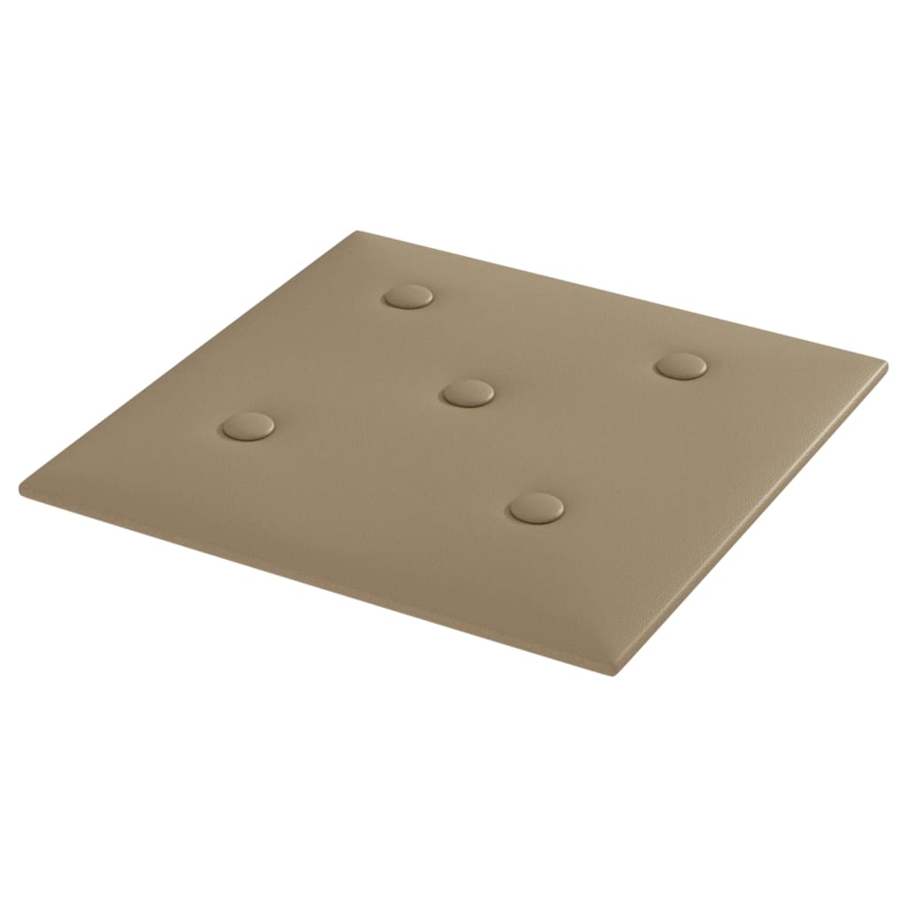 vidaXL Panouri de perete 12 buc. cappuccino 30x30 cm piele eco 1,08 m² vidaXL Panouri de perete 12 buc. cappuccino 30x30 cm piele eco 1,08 m²