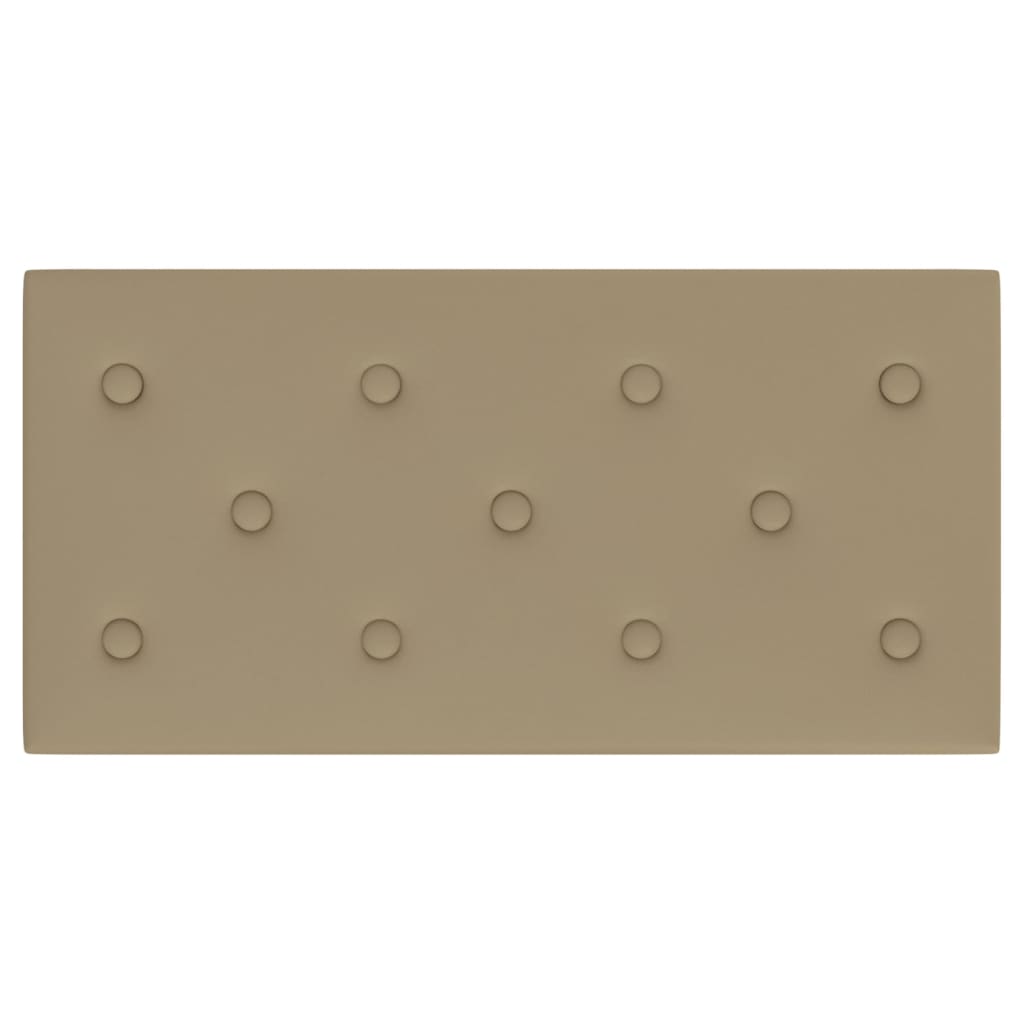 vidaXL Panouri de perete 12 buc. cappuccino 60x30 cm piele eco 2,16 m² vidaXL Panouri de perete 12 buc. cappuccino 60x30 cm piele eco 2,16 m²