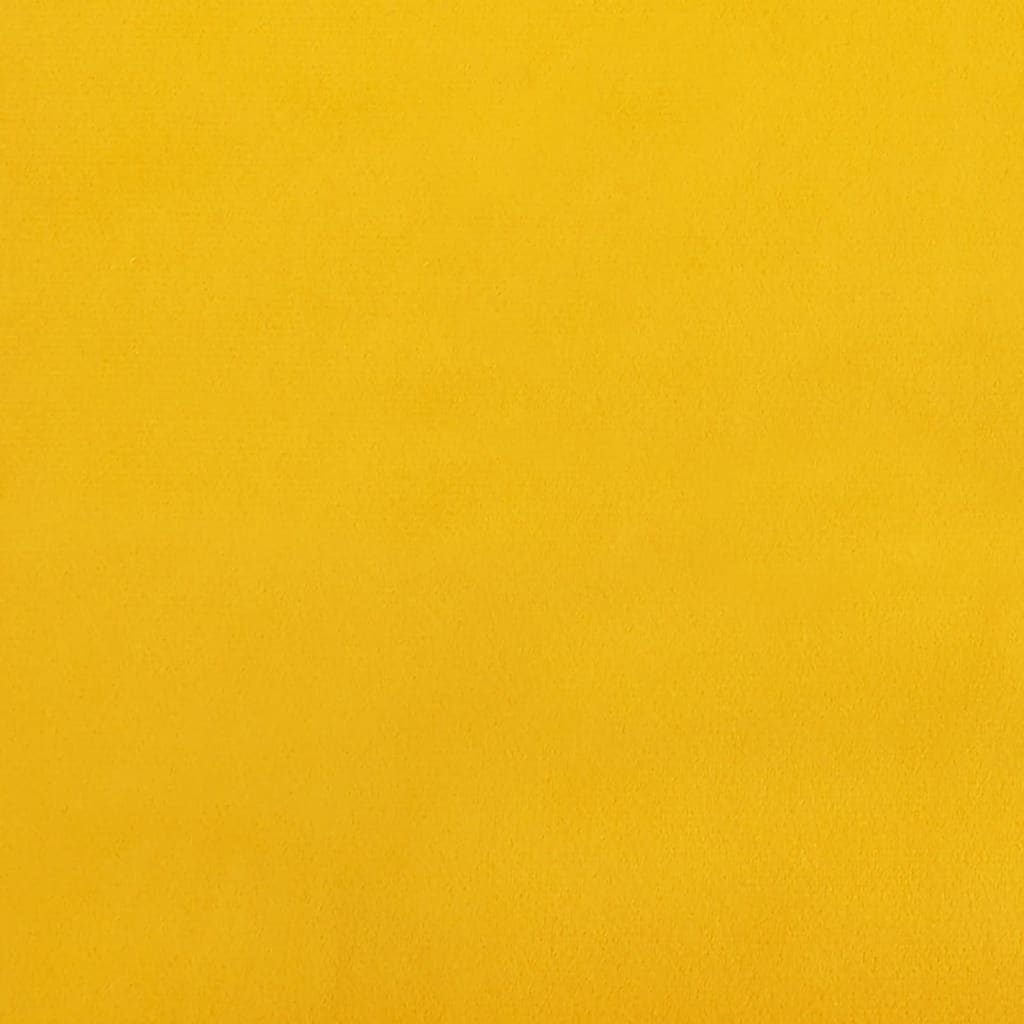 vidaXL Panouri de perete, 12 buc., galben, 60x15 cm, Catifea, 1,08 m²