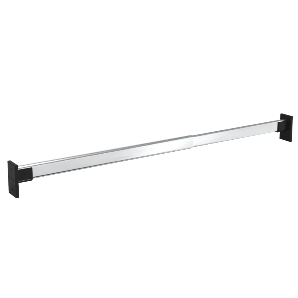 vidaXL Șine telescopice pentru dulap, 2 buc., argintiu, 58-100 cm vidaXL Șine telescopice pentru dulap, 2 buc., argintiu, 58-100 cm