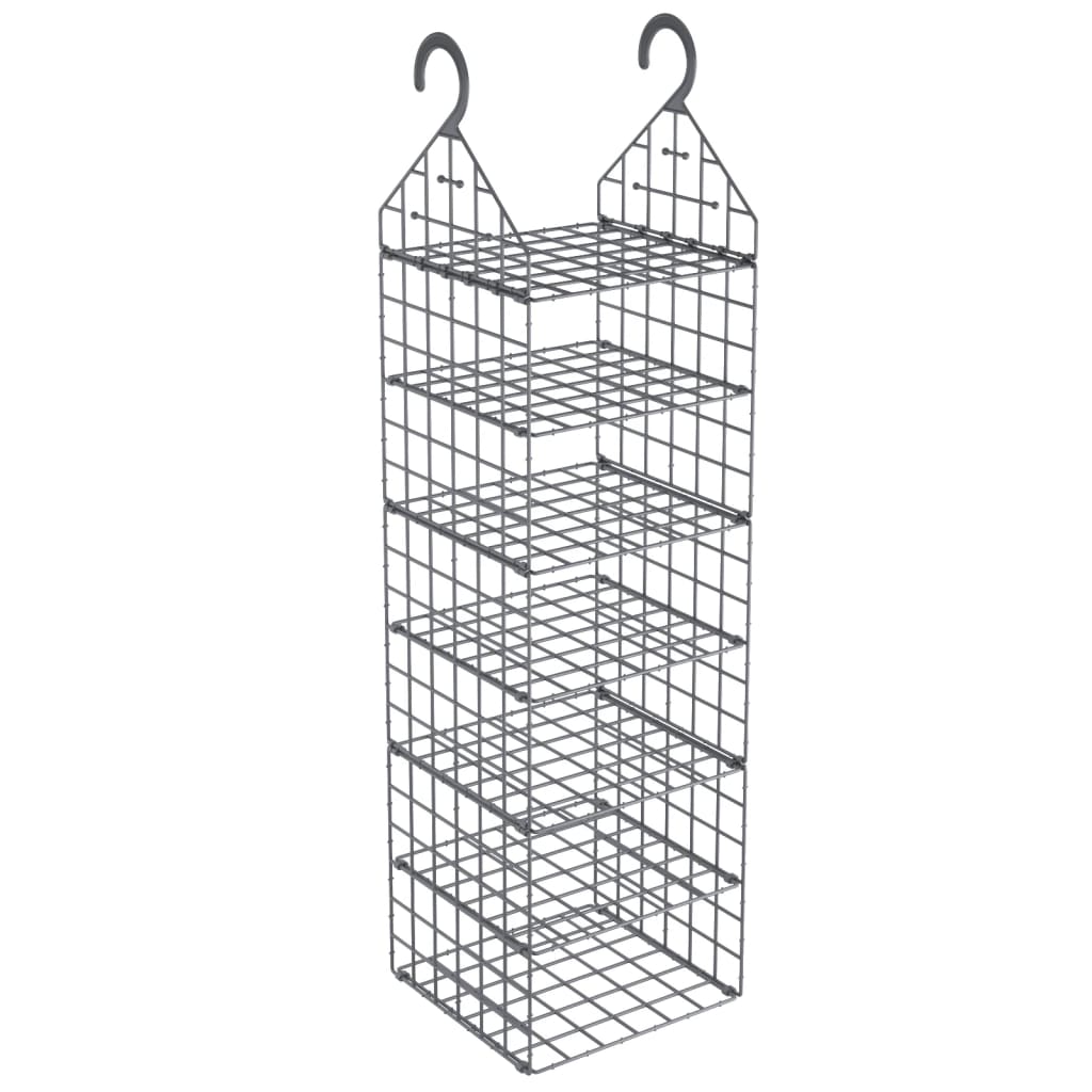 vidaXL Organizator pentru dulap suspendat, cu 7 rafturi vidaXL Organizator pentru dulap suspendat, cu 7 rafturi