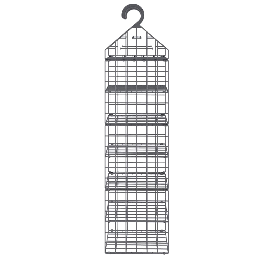 vidaXL Organizator pentru dulap suspendat, cu 7 rafturi vidaXL Organizator pentru dulap suspendat, cu 7 rafturi