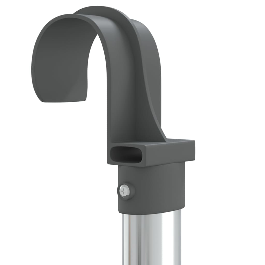 vidaXL Suport de uscare rufe suspendat, 3 niveluri, aluminiu