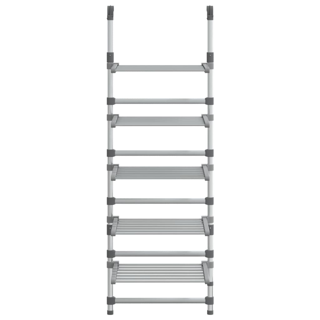 vidaXL Suport de uscare rufe suspendat, 5 niveluri, aluminiu vidaXL Suport de uscare rufe suspendat, 5 niveluri, aluminiu