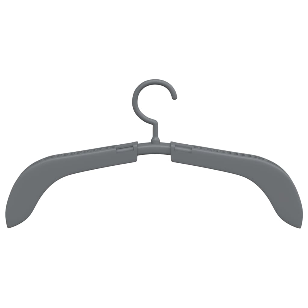 vidaXL Umerașe extensibile, 5 buc., gri vidaXL Umerașe extensibile, 5 buc., gri
