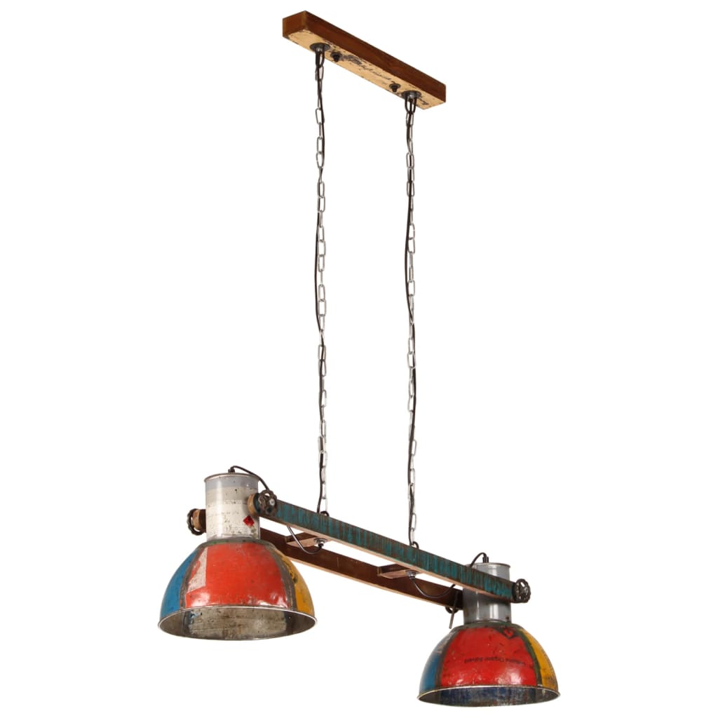 vidaXL Lustră suspendată industrială 25 W, multicolor, 111 cm E27 vidaXL Lustră suspendată industrială 25 W, multicolor, 111 cm E27