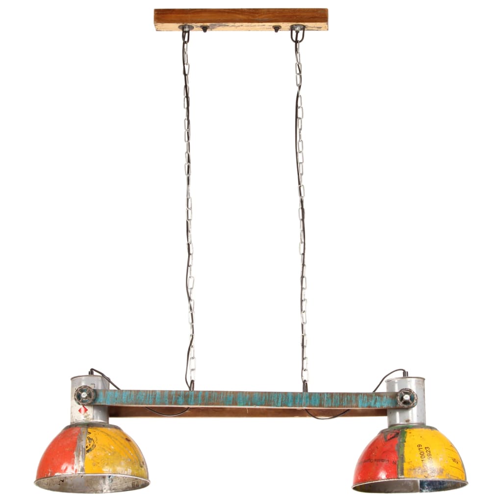 vidaXL Lustră suspendată industrială 25 W, multicolor, 111 cm E27 vidaXL Lustră suspendată industrială 25 W, multicolor, 111 cm E27