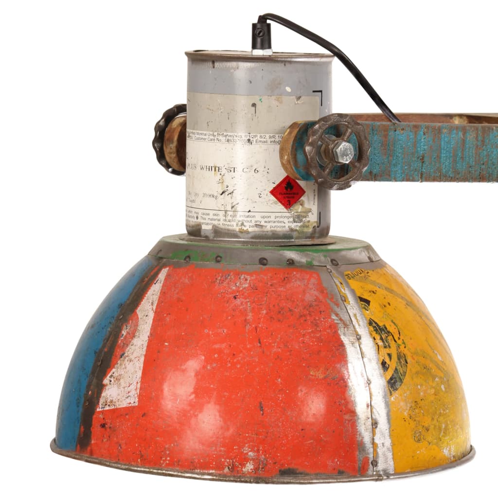 vidaXL Lustră suspendată industrială 25 W, multicolor, 111 cm E27 vidaXL Lustră suspendată industrială 25 W, multicolor, 111 cm E27