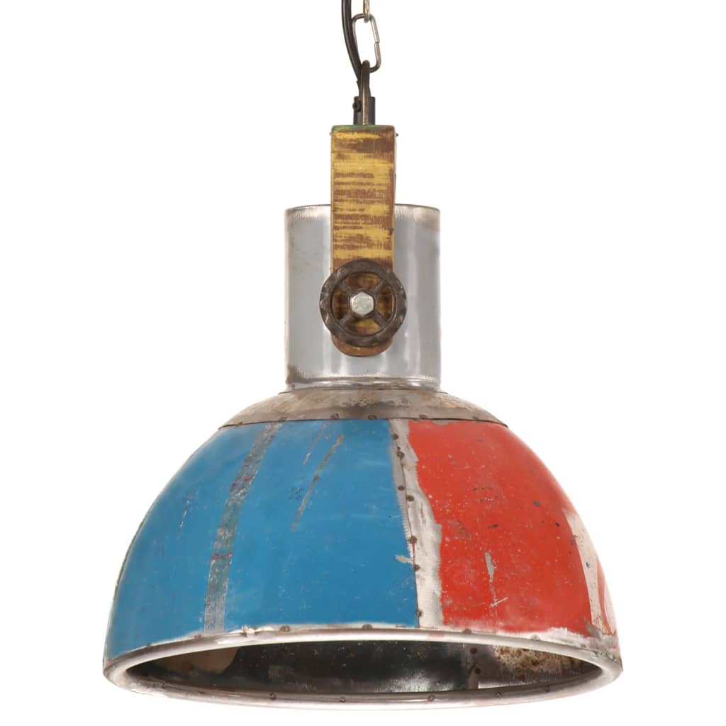 vidaXL Lustră suspendată industrială 25 W multicolor 30 cm E27 rotund vidaXL Lustră suspendată industrială 25 W multicolor 30 cm E27 rotund