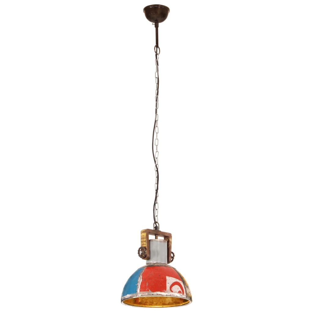 vidaXL Lustră suspendată industrială 25 W multicolor 30 cm E27 rotund vidaXL Lustră suspendată industrială 25 W multicolor 30 cm E27 rotund