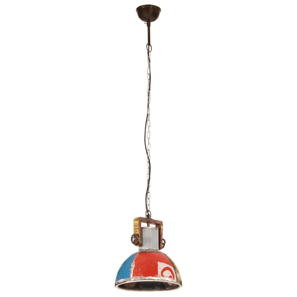 vidaXL Lustră suspendată industrială 25 W multicolor 30 cm E27 rotund vidaXL Lustră suspendată industrială 25 W multicolor 30 cm E27 rotund