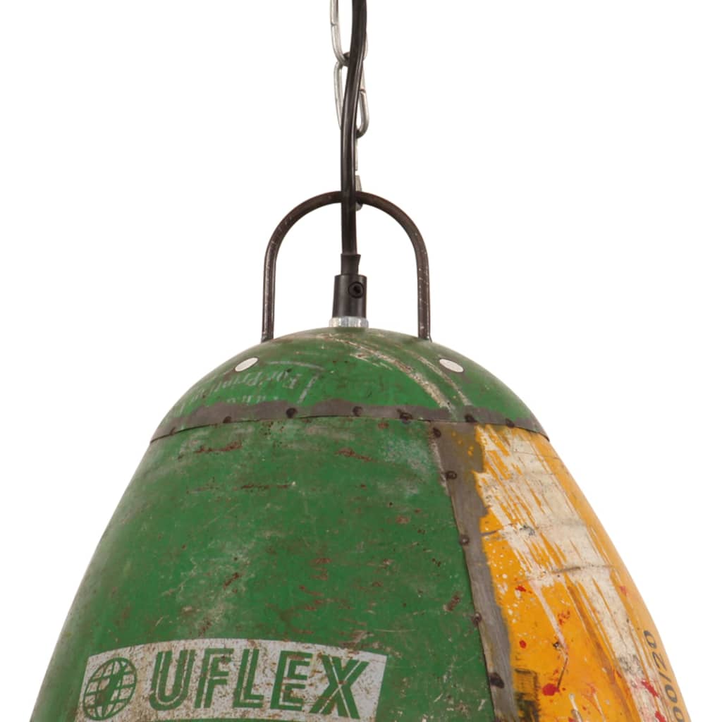 vidaXL Lustră suspendată industrială 25 W multicolor 32 cm E27 rotund vidaXL Lustră suspendată industrială 25 W multicolor 32 cm E27 rotund