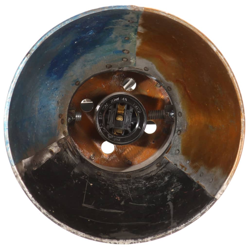 vidaXL Lampă de podea cu 2 abajururi, multicolor, E27 vidaXL Lampă de podea cu 2 abajururi, multicolor, E27