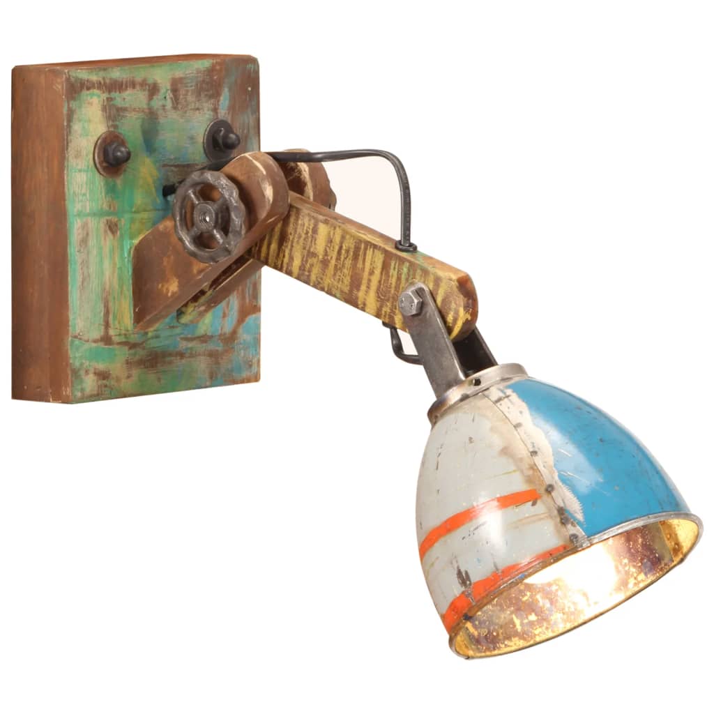 vidaXL Lampă de perete industrială, multicolor, E27 rotund vidaXL Lampă de perete industrială, multicolor, E27 rotund