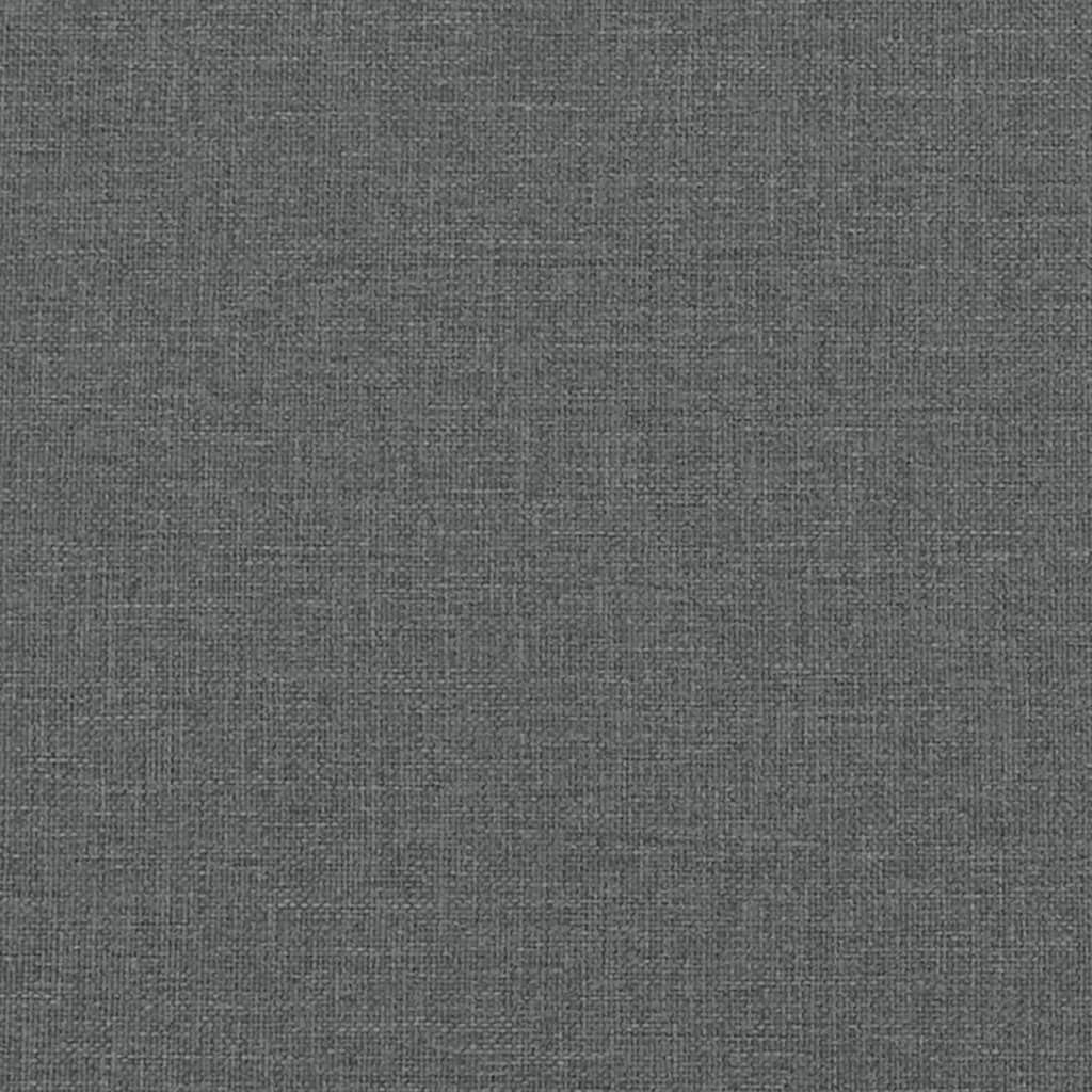 vidaXL Bancă, gri închis, 110,5x45x49 cm, material textil vidaXL Bancă, gri închis, 110,5x45x49 cm, material textil