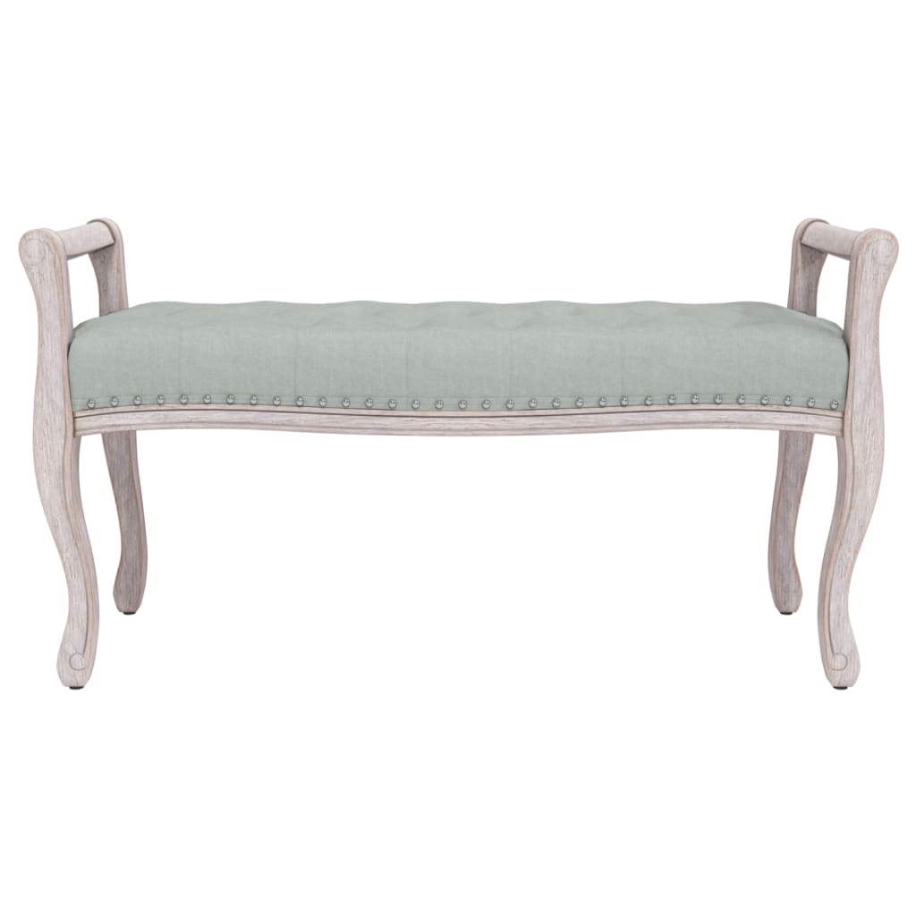 vidaXL Bancă, gri deschis, 110x45x60 cm, catifea vidaXL Bancă, gri deschis, 110x45x60 cm, catifea